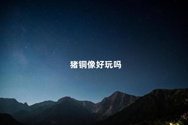 猪铜像好玩吗