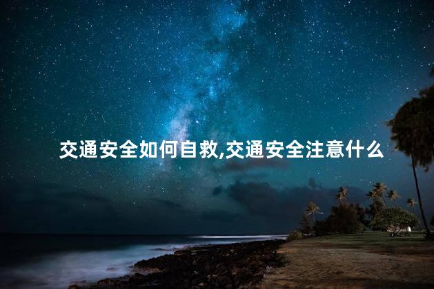 交通安全如何自救，交通安全注意什么