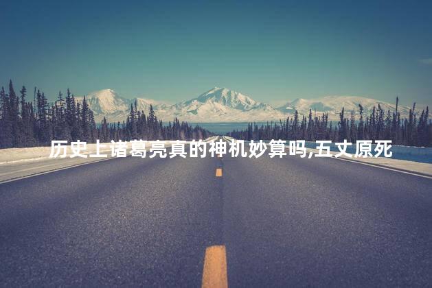历史上诸葛亮真的神机妙算吗，五丈原死诸葛走生司马是真还是假的
