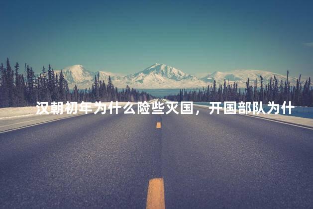 汉朝初年为什么险些灭国，开国部队为什么几乎全军覆没