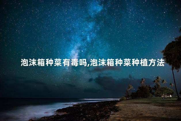 泡沫箱种菜有毒吗，泡沫箱种菜种植方法有哪些